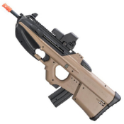 Experience the authentic FN Herstal Licensed FN2000 Airsoft AEG Rifle - 450 Rounds. Electric gearbox, bullpup design, and adjustable stock. Buy now for high-quality performance at ReplicaAirguns.ca.