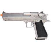 Unlock raw power with the Desert Eagle Gas Blowback Airsoft Pistol by Cybergun. Realistic blowback, full metal frame, and iconic design. Get it now for intense airsoft action at ReplicaAirguns.ca.
