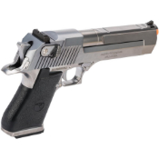Unlock raw power with the Desert Eagle Gas Blowback Airsoft Pistol by Cybergun. Realistic blowback, full metal frame, and iconic design. Get it now for intense airsoft action at ReplicaAirguns.ca.