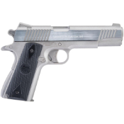 Experience the Auto Ordnance CO2 Powered 4.5mm Pistol, unique with a 2x6rd magazine drum system. Classic design, rifled barrel, and dual safety features. Get it now for an impressive shooting experience at ReplicaAirguns.ca.