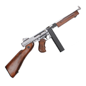 King Arms M1A1 Silver Thompson HI Grade Airsoft Rifle