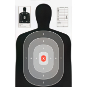B27 Silhouette Target 23x35 Inch 5 Pack
