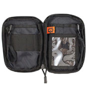 Discover the Raven X Tactical Everyday Carry Pouch Tan - a versatile and durable solution for daily essentials. Made with 1000D nylon, it features inner pockets, a vinyl sleeve, MOLLE mounting, and proudly displays a U.S. flag patch.