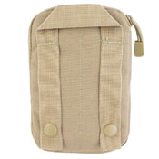 Discover the Raven X Tactical Everyday Carry Pouch Tan - a versatile and durable solution for daily essentials. Made with 1000D nylon, it features inner pockets, a vinyl sleeve, MOLLE mounting, and proudly displays a U.S. flag patch.