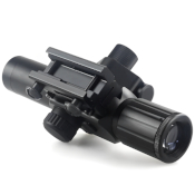 4X Red Laser Sight with 24 Mil-Dot Reticle - 25mm Objective