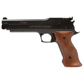 Explore precision shooting with the Sig Sauer ASP Super Target .177 Caliber Pellet Pistol. Featuring a 7.5-inch steel rifled barrel, adjustable trigger, and ambidextrous design. Buy now at ReplicaAirguns.ca.