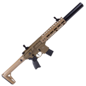SIG MCX Air Pellet Rifle - Flat Dark Earth w/Air Scope 14x24WR-USA VERSION 700 FPS