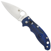 Explore the Spyderco Manix 2 knife with a dark blue G-10 handle, skeletonized liners, and a CPM-S110V steel blade. Exceptional design and steel combo at ReplicaAirguns.ca.