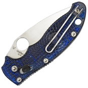 Explore the Spyderco Manix 2 knife with a dark blue G-10 handle, skeletonized liners, and a CPM-S110V steel blade. Exceptional design and steel combo at ReplicaAirguns.ca.