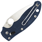 Explore the Spyderco Manix 2 knife with a dark blue G-10 handle, skeletonized liners, and a CPM-S110V steel blade. Exceptional design and steel combo at ReplicaAirguns.ca.