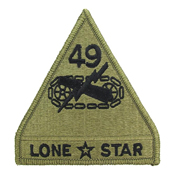 49th Armored Division OCP Lone Star SSI Patch