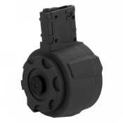 Electric Winding M4 Airsoft Drum Magazine - 1500rd