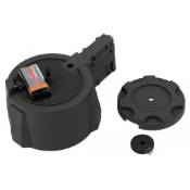 Electric Winding M4 Airsoft Drum Magazine - 1500rd