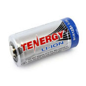 Tenergy RCR123A 3.0V 600mAh Li-Ion Rechargeable Battery