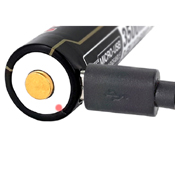 Tenergy 2 Pack Li-Ion 18650 3500mAh Protected Button Top Battery W/ USB Port