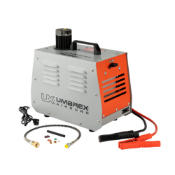 Explore the portable Umarex ReadyAir Electronic Airgun Compressor on ReplicaAirguns.ca. Efficiently fills airgun tanks up to 4,500 PSI. Smart digital controls, automatic shut-off, and overheating protection for worry-free shooting.
