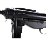 Explore the iconic Umarex Legends M3 Grease Gun on ReplicaAirguns.ca. This .177 caliber CO2 airgun features a 60-round magazine, blowback action, and a collapsible wire stock. Buy now!