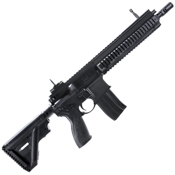 Explore the Umarex Heckler & Koch HK416 CO2 BB Rifle, a semi-auto airgun version of the renowned military rifle. With a 6-shot burst mode, 36-round capacity, and up to 450 FPS velocity, it's perfect for backyard plinking and fast shooting.