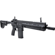 Explore the Umarex Heckler & Koch HK416 CO2 BB Rifle, a semi-auto airgun version of the renowned military rifle. With a 6-shot burst mode, 36-round capacity, and up to 450 FPS velocity, it's perfect for backyard plinking and fast shooting.