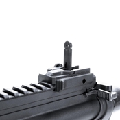 Explore the Umarex Heckler & Koch HK416 CO2 BB Rifle, a semi-auto airgun version of the renowned military rifle. With a 6-shot burst mode, 36-round capacity, and up to 450 FPS velocity, it's perfect for backyard plinking and fast shooting.