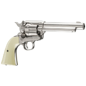Experience the authentic feel of the Old West with the Umarex Colt Single Action Army Nickel BB Revolver. Exceptional realism, precise accuracy, and quality craftsmanship await at ReplicaAirguns.ca.