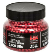 Improve your airsoft game with Umarex Red Jacket 0.15g Airsoft BB's. 2000 rounds of stability and visibility for precise shots. Get yours at ReplicaAirguns.ca.