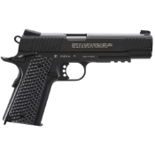 Elite Force 1911 TAC CO2 Airsoft Pistol with full metal body, realistic blowback, and threaded barrel, ideal for field play and CQB