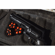 Train realistically with the Umarex T4E TR68 .68 Cal Paintball Revolver. Shoot .68 caliber paintballs at 230-300 FPS. Double-action trigger for training. Available at ReplicaAirguns.ca.