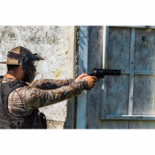 Train realistically with the Umarex T4E TR68 .68 Cal Paintball Revolver. Shoot .68 caliber paintballs at 230-300 FPS. Double-action trigger for training. Available at ReplicaAirguns.ca.