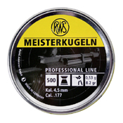 RWS Meisterkugeln .177 Cal Wadcutter Pellets - 500ct