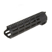Enhance your AR-15/M4 with the Aim Sports 10" M-LOK Rail. Black anodized aluminum with seven rows of M-LOK mounting surface. Designed for compatibility with Magpul M-LOK accessories for superior fit and performance.