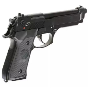 Explore the newest WE M9 Gas Blowback Airsoft Pistol. Professional training weapon with MEU rubberized grip, threaded barrel, and heavy-weight gas blowback. Buy now at ReplicaAirguns.ca.