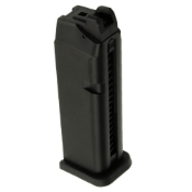Enhance your airsoft experience with the WE Glock 17 Airsoft Magazine. Durable metal construction, 25-round capacity. Compatible with 6mm caliber WE Glock and select KJW pistols. Available at ReplicaAirguns.ca.