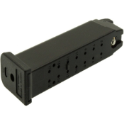 Enhance your airsoft experience with the WE Glock 17 Airsoft Magazine. Durable metal construction, 25-round capacity. Compatible with 6mm caliber WE Glock and select KJW pistols. Available at ReplicaAirguns.ca.