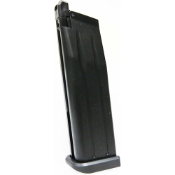 Enhance your WE Spec Hi-Capa Series with the 28-round magazine. Metal construction with a polymer base plate. Designed for reliability and improved feeding. Available at ReplicaAirguns.ca.