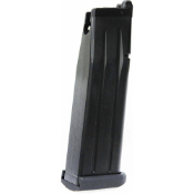 Enhance your WE Spec Hi-Capa Series with the 28-round magazine. Metal construction with a polymer base plate. Designed for reliability and improved feeding. Available at ReplicaAirguns.ca.